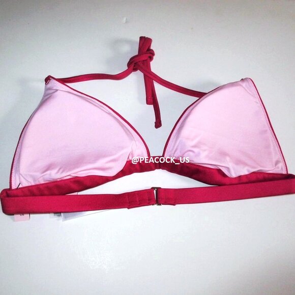 M/M Victoria Secret Shine Strap Logo Triangle Top & Brazilian Bikini Bottom Set - Picture 8 of 10